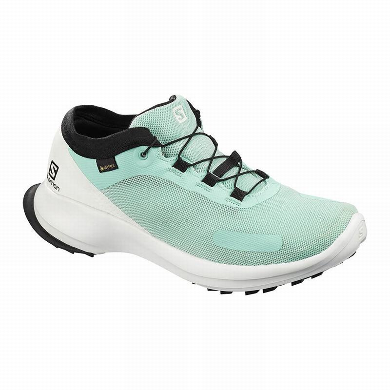 SALOMON SENSE FEEL GTX W Philippines - Women's Trail Running Shoes - Turquoise/White | 950173-INF